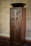 Baptismal Stand and Grass Cloth